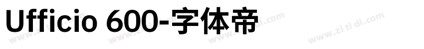 Ufficio 600字体转换